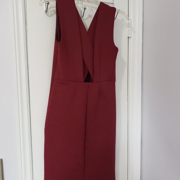 Dark Red Marciano Formal Dress - Picture 2 of 3